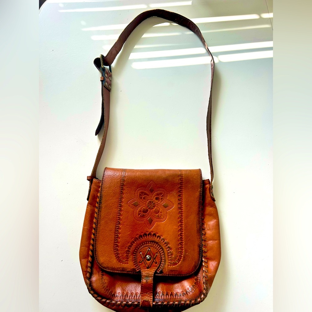 Patricia Nash Cross Body or Shoulder Leather Bag